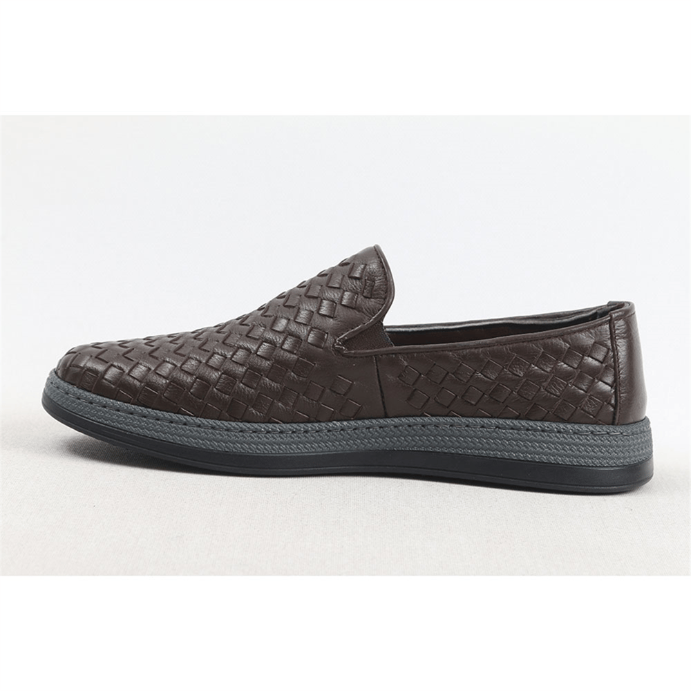 Ulus 330 Kahve Hasirli Casual Ayakkabi
