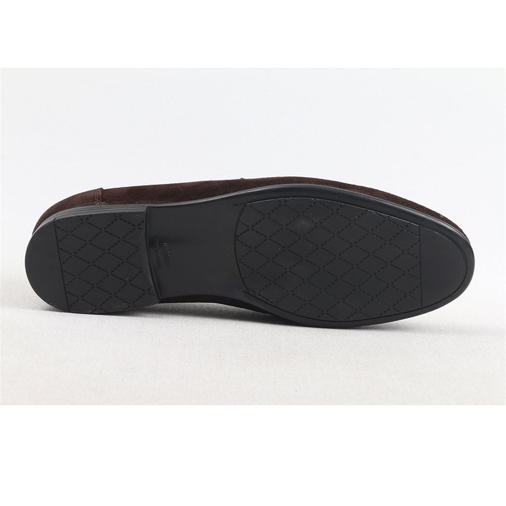 Ulus 459 Kahve Süet Loafer Ayakkabi