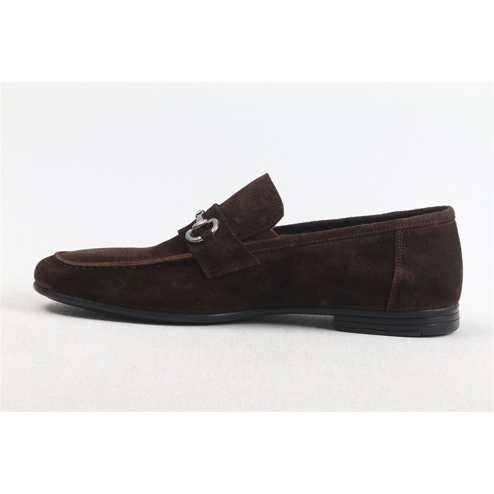 Ulus 459 Kahve Süet Loafer Ayakkabi