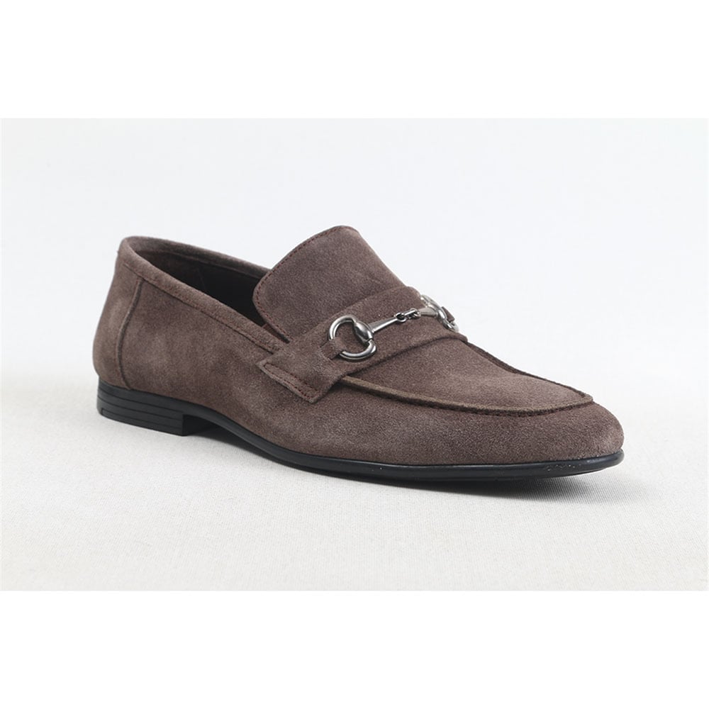 ULUS 459 VİZON SÜET LOAFER AYAKKABI