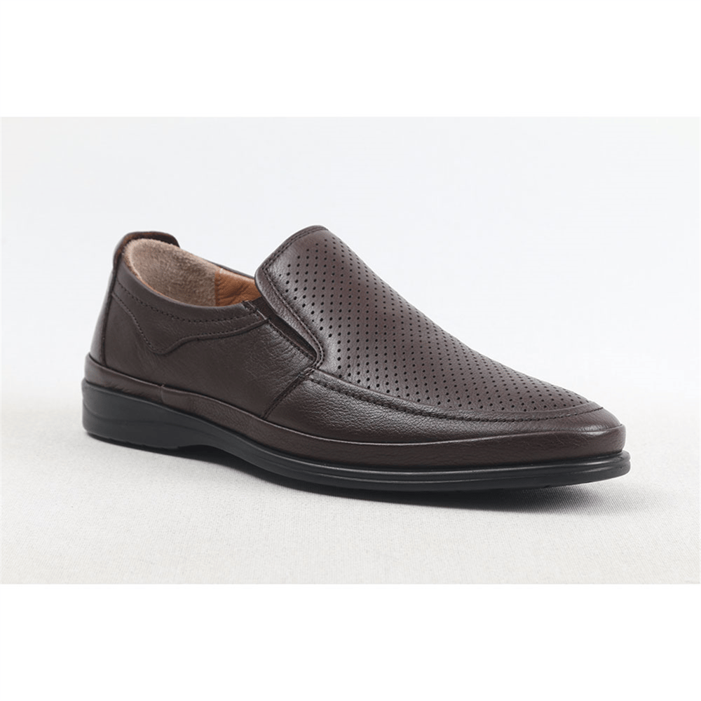 ULUS 5073-1 DELİKLİ KAHVE COMFORT AYAKKABI
