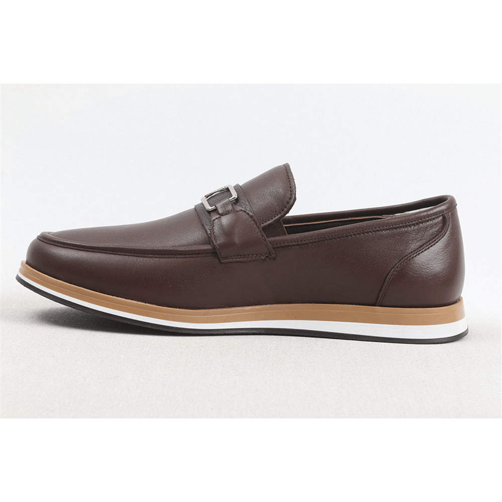 Ulus 5130 Kahve Loafer Ayakkabi