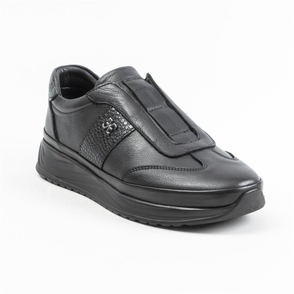 ULUS 516 poli  SİYAH-SİYAH  SNEAKER SPOR AYAKKABI