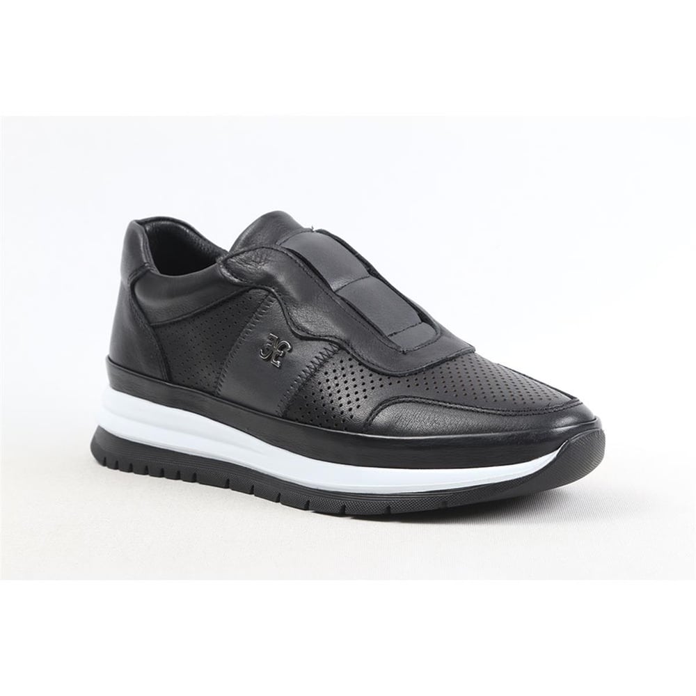 ULUS 530 DELİKLİ SİYAH SNEAKER SPOR AYAKKABI