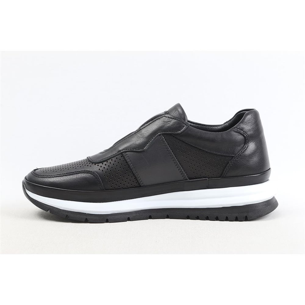 ULUS 530 DELİKLİ SİYAH SNEAKER SPOR AYAKKABI