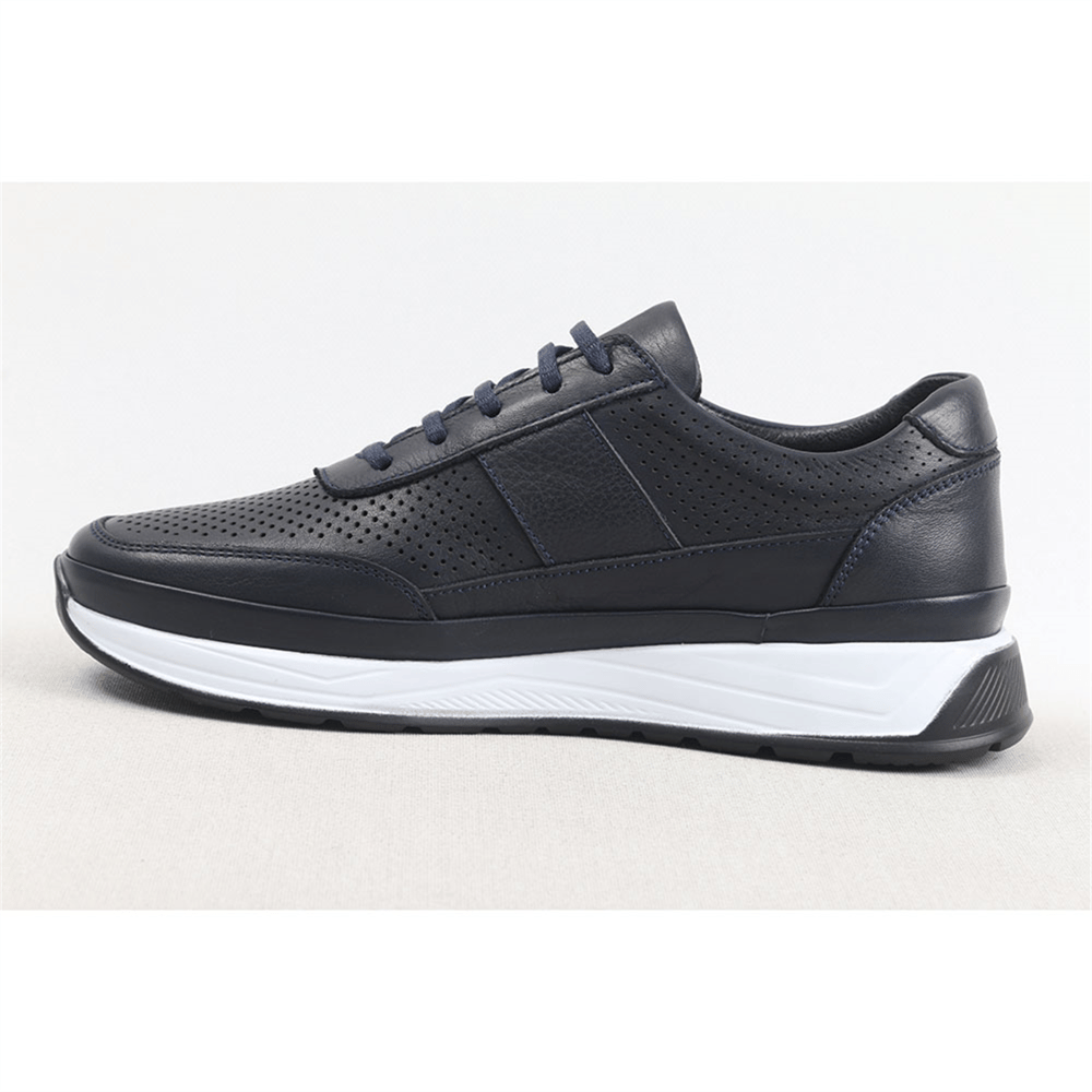 Ulus 566 Delikli Lacivert Sneaker Spor Ayakkabi