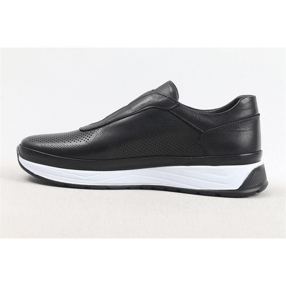 Ulus 580 Delikli Siyah Sneaker Spor Ayakkabi