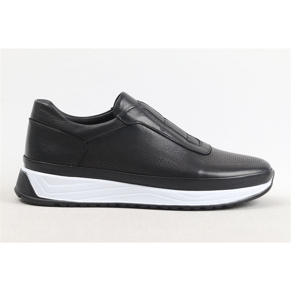 Ulus 580 Delikli Siyah Sneaker Spor Ayakkabi
