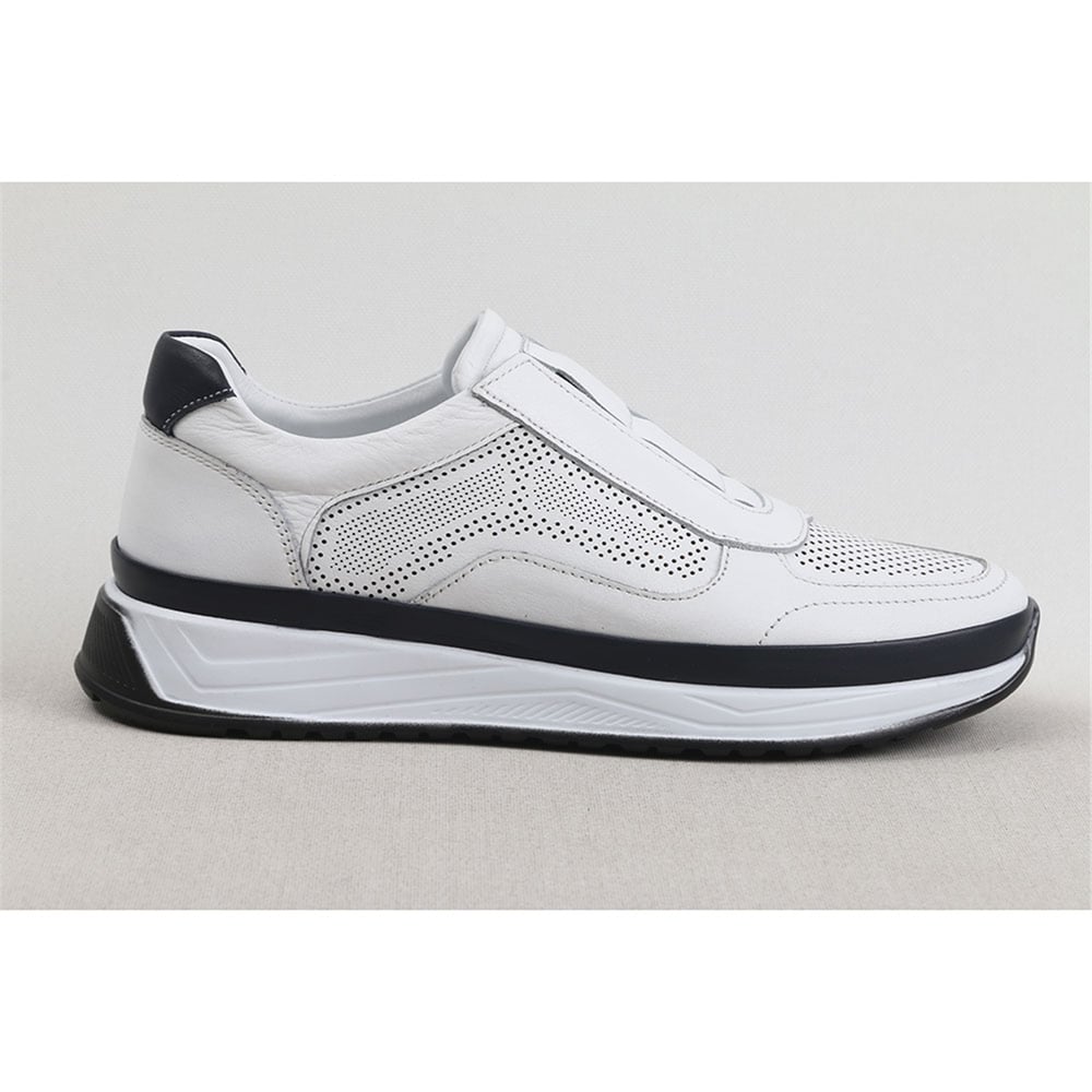 Ulus 581 Delikli Beyaz Sneaker Spor Ayakkabi