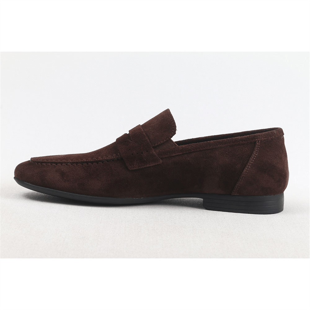 Ulus 611 Kahve Süet Loafer Ayakkabi