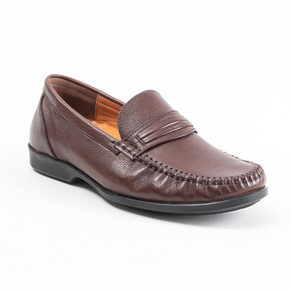 ULUS 667 KAHVE LOAFER AYAKKABI