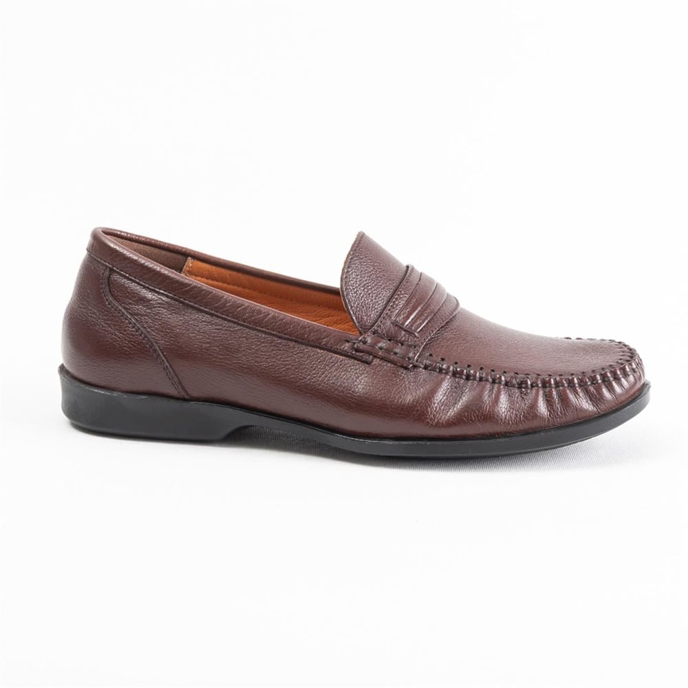ULUS 667 KAHVE LOAFER AYAKKABI