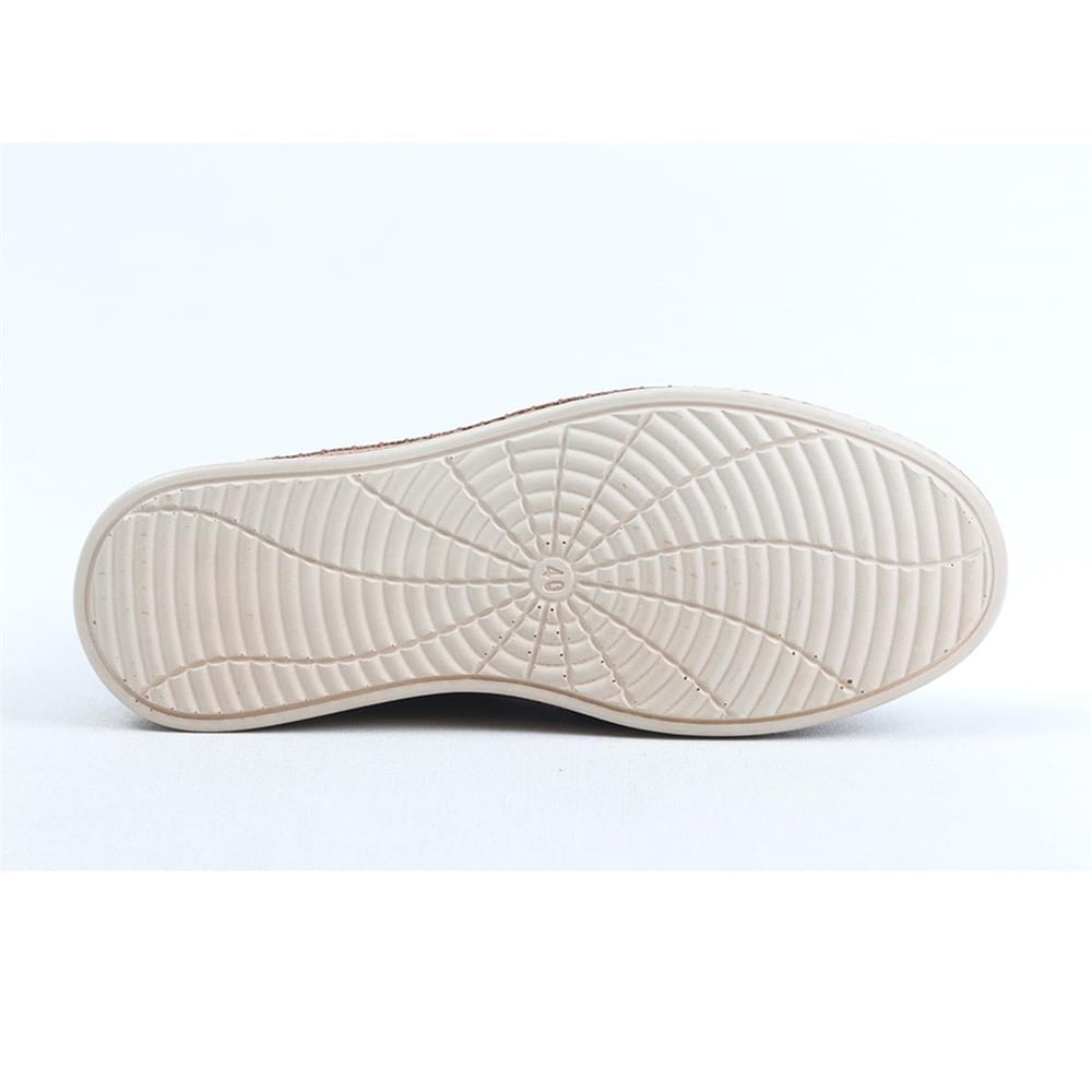 Ulus 7052 Kahve Delikli Loafer Ayakkabi