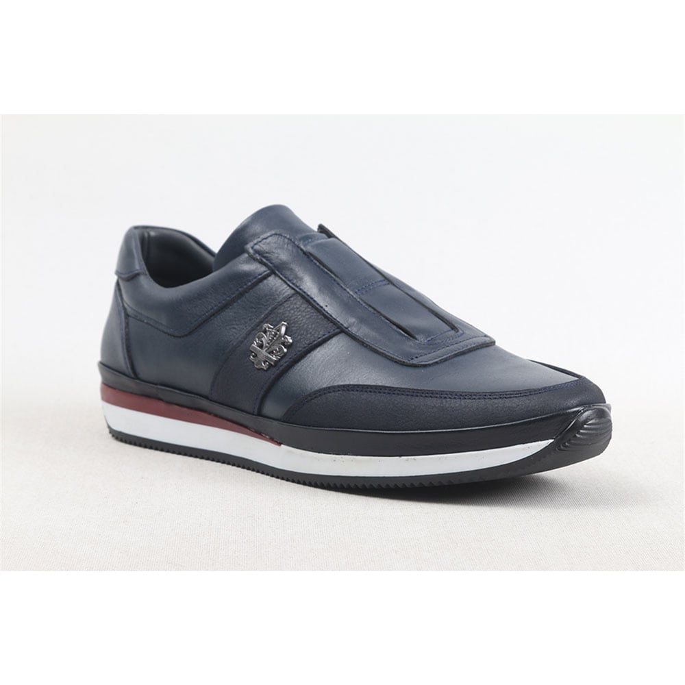ULUS 710 LASTİKLİ LACİVERT SNEAKER SPOR AYAKKABI