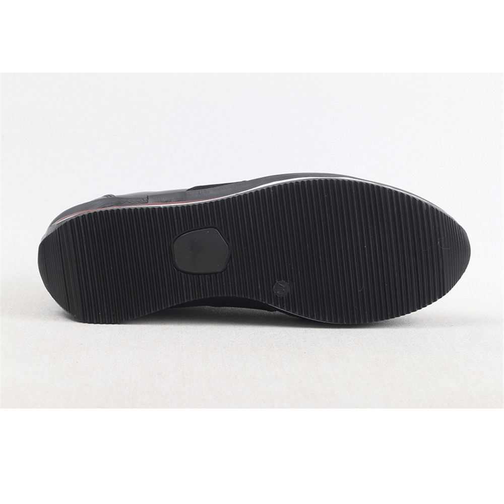Ulus 710 Lastikli Siyah Sneaker Spor Ayakkabi