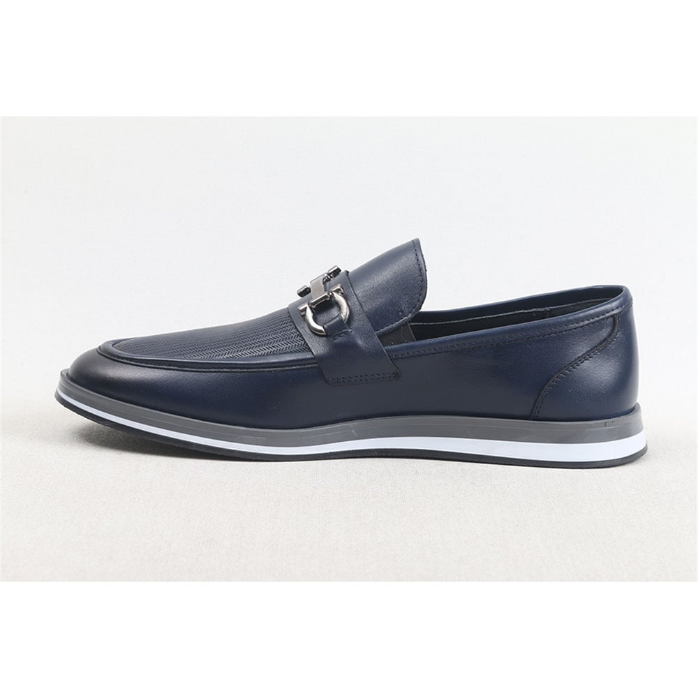 Ulus 7130 Lacivert Tokali Loafer Ayakkabi