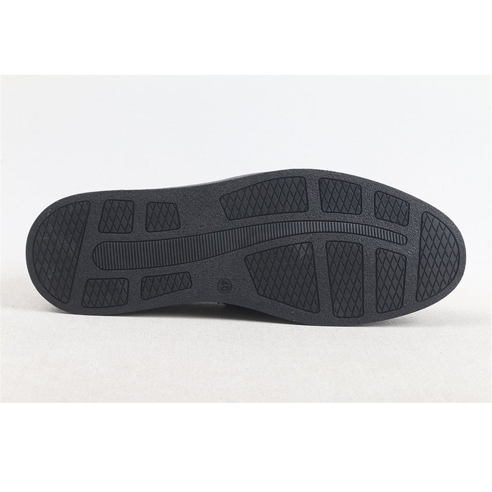 Ulus 7160 Fiyonklu Siyah Loafer Ayakkabi