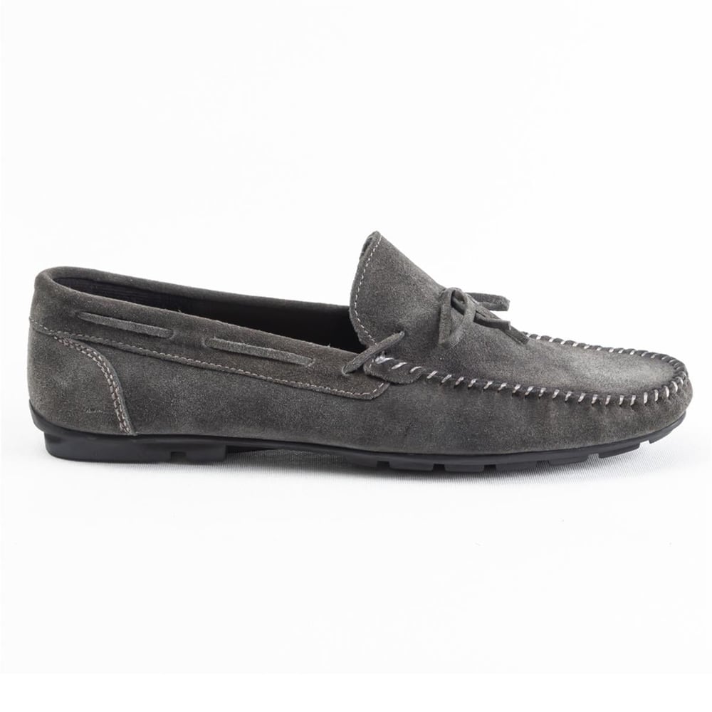 Ulus 920 Füme Suet Papyonlu Loafer Ayakkabi