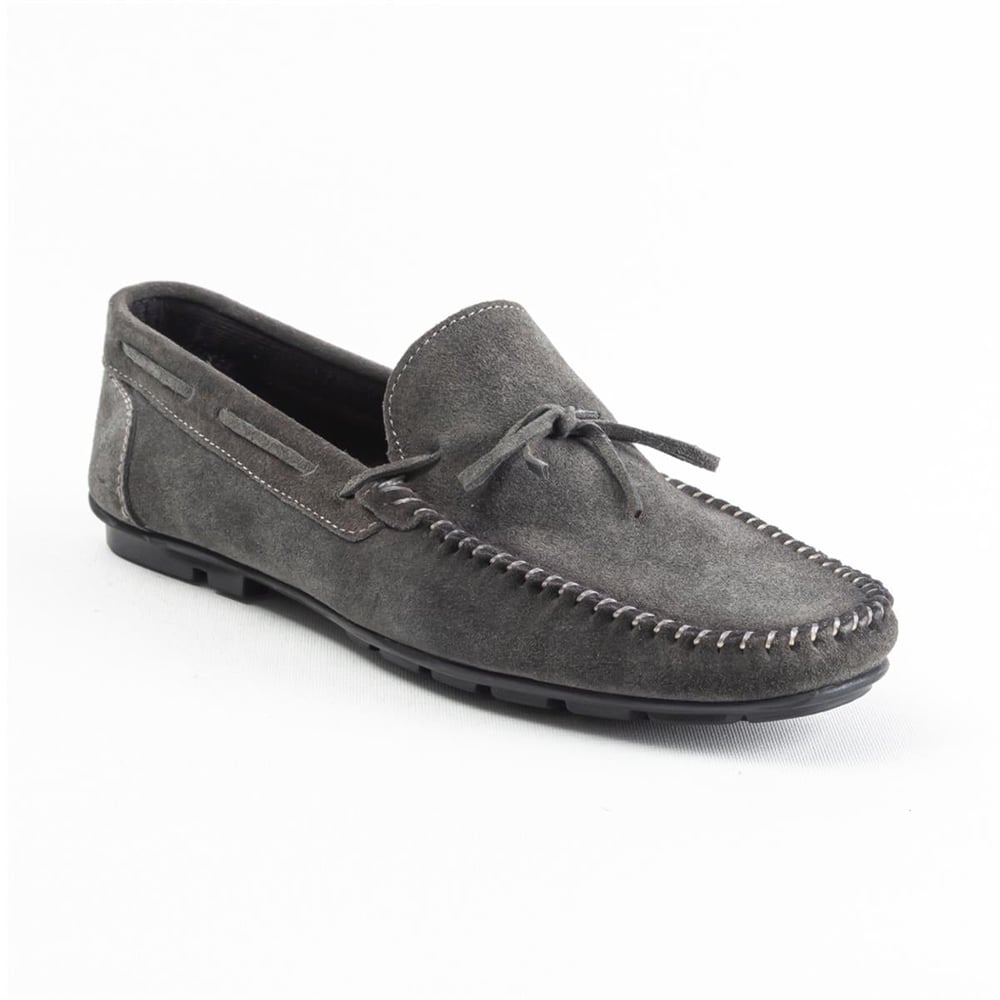 Ulus 920 Füme Suet Papyonlu Loafer Ayakkabi