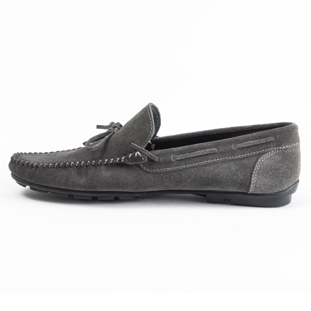 Ulus 920 Füme Suet Papyonlu Loafer Ayakkabi