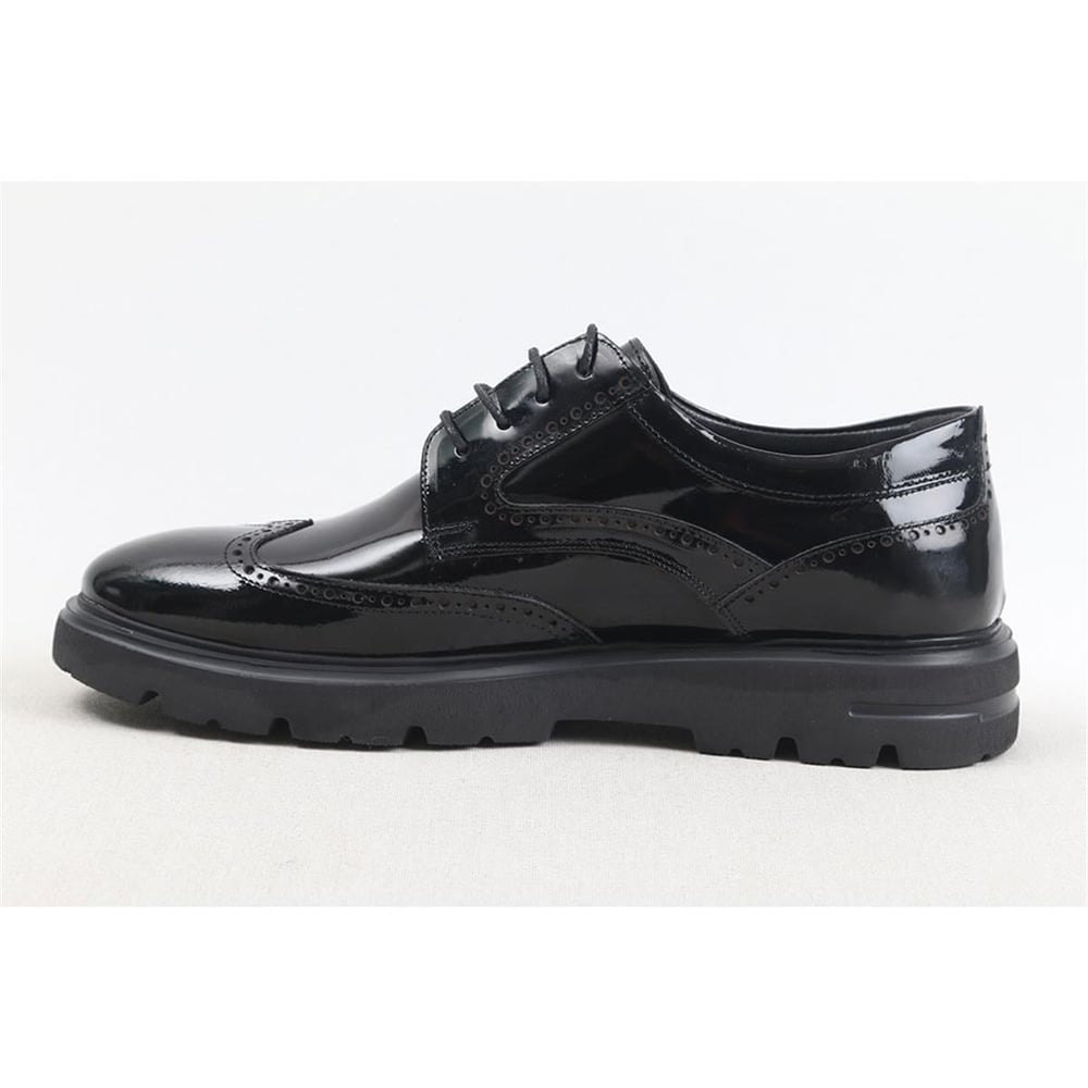 Ulus E-21 Oxford Siyah Rugan Eva Loafer Ayakkabi