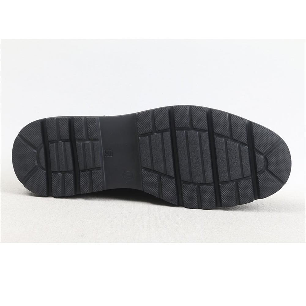 Ulus E-21 Oxford Siyah Rugan Eva Loafer Ayakkabi