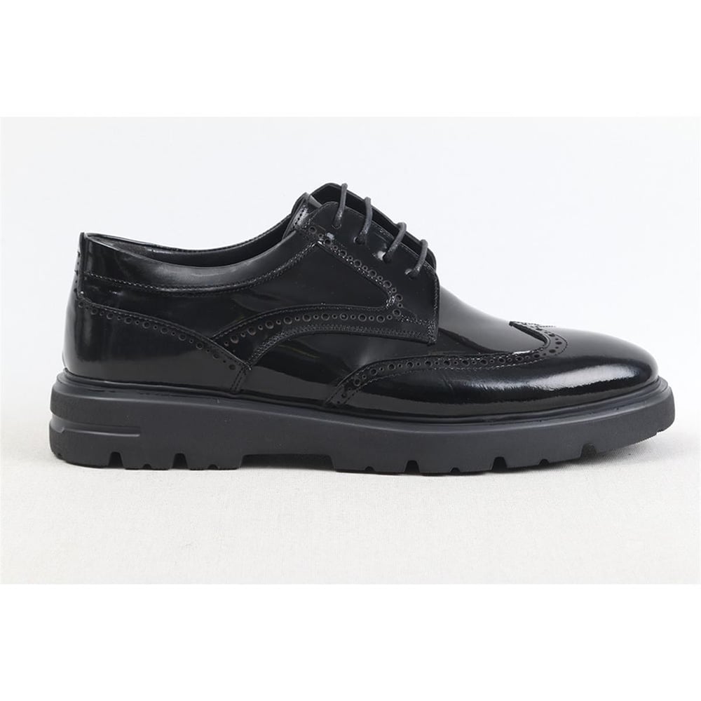 Ulus E-21 Oxford Siyah Rugan Eva Loafer Ayakkabi