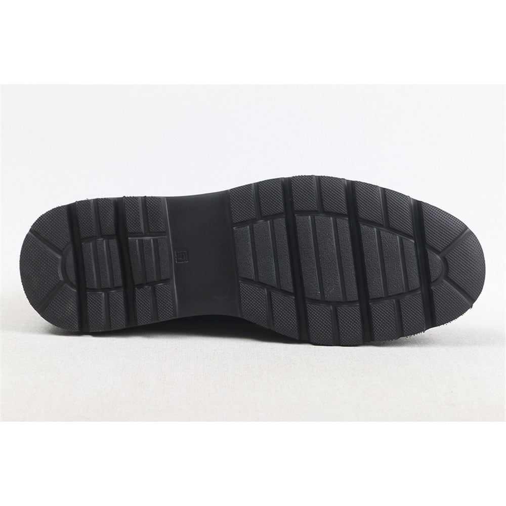 ULUS E-22 FİTİLLİ SİYAH RUGAN EVA LOAFER AYAKKABI