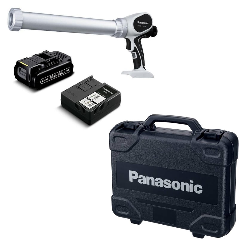 PANASONIC EY3641LH1S Akülü Çekomastik Silikon Tabancası 600 ml (14.4V-4.0Ah Akü ve Şarj Aleti - Çanta)
