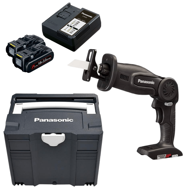 PANASONIC EY47A1PN2G Akülü Tilki Kuyruğu Testere (18V-3.0Ah Pil Seti - Systainer Çanta)