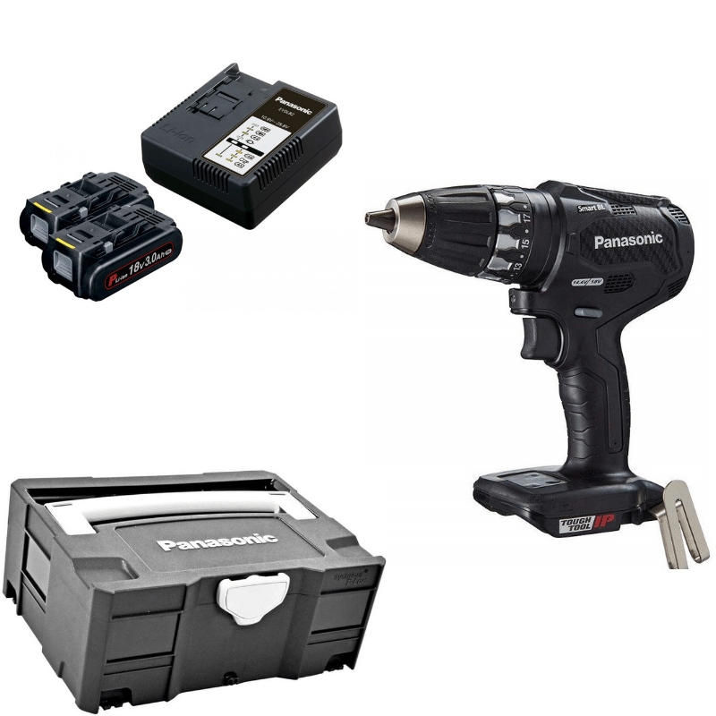PANASONIC EY79A3PN2G Akülü Darbeli Matkap (18V-3.0Ah Pil Seti - Systainer Çanta)