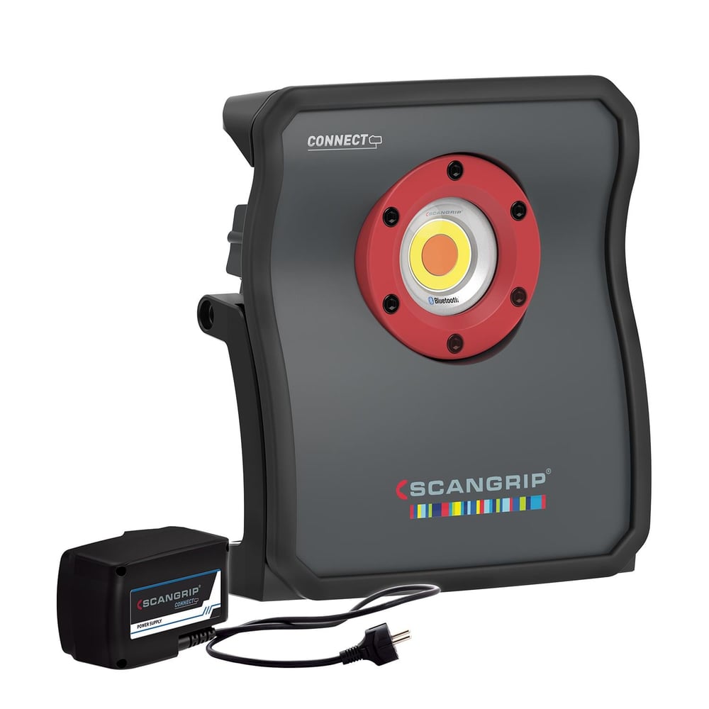 SCANGRIP MULTIMATCH 3 CONNECT Akülü LED Çalışma Feneri (220V Dönüştürücü Adaptörlü)