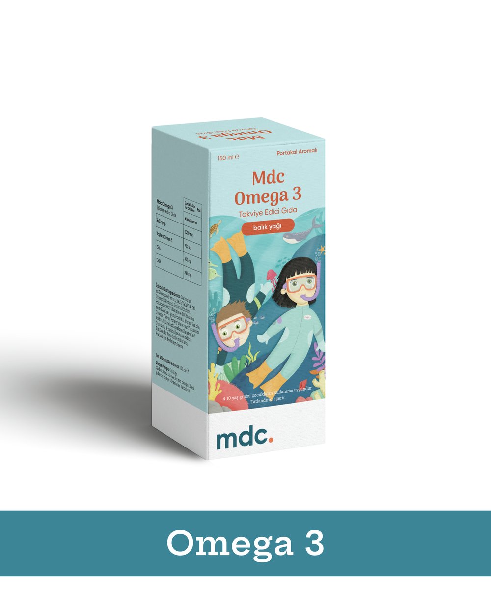 MDC Omega 3 Şurup 150 ml