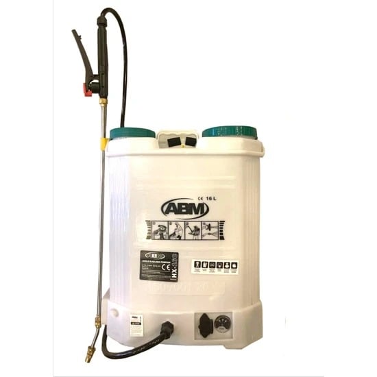 Abm HX-16C Şarjlı İlaçlama Makinesi – 16 Lt Sırt Tipi Akülü Pülverizatör