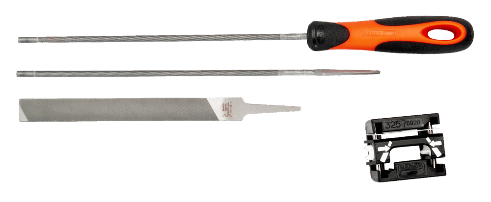Bahco 168-COMBI-4.8-6920   Eğe Zincir Testere Set Bil. Kılavuzlu 4.8 mm