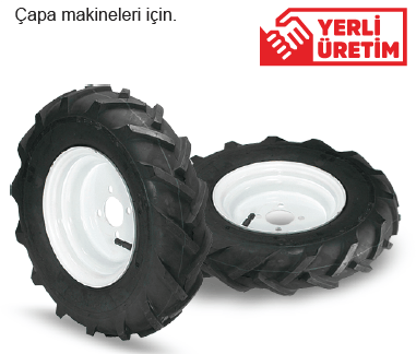 Bartech Dizel Çapa Makinesi Tekerlek Takımı (Aks Hariç) /
