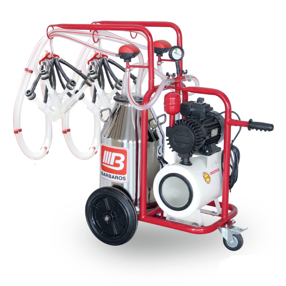 Bartech Universal Model Kuru Tip Dörtlü Keçi Sağım Makinesi-Paslanmaz