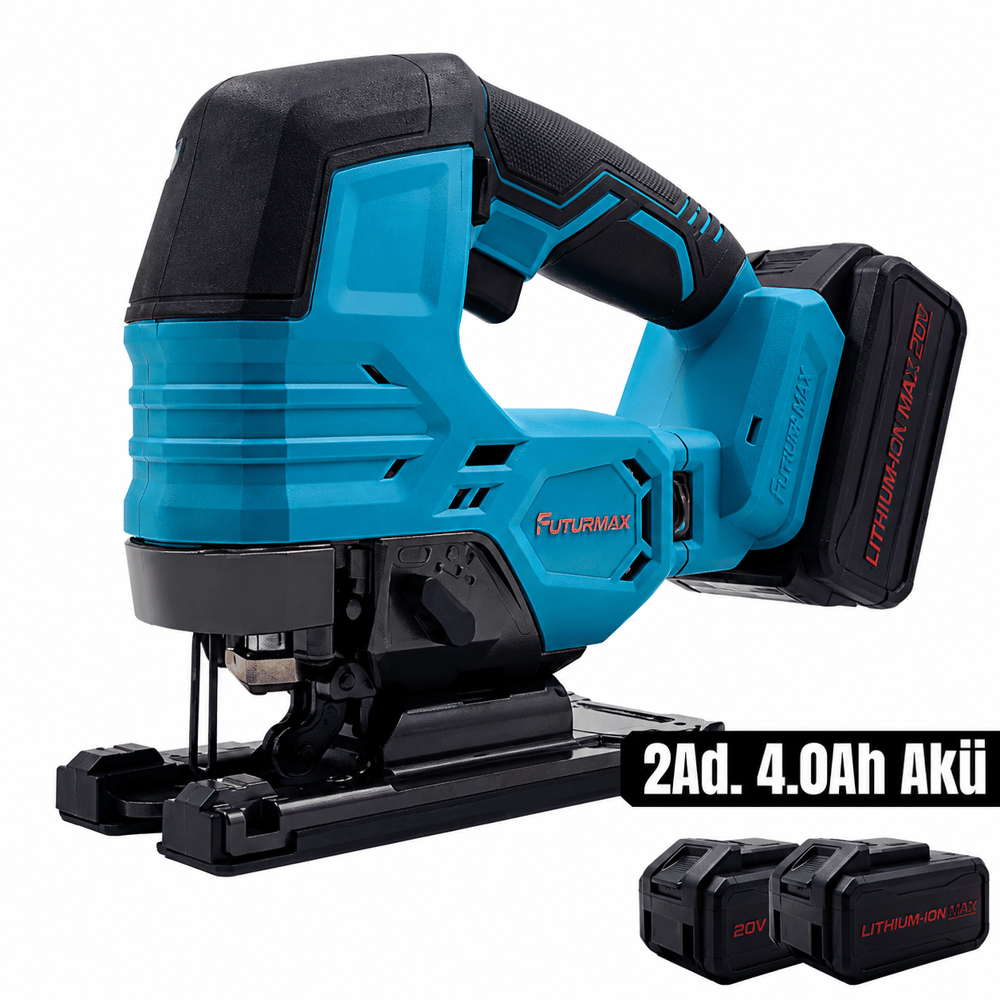 CatPower CAT4133 Kömürsüz Akülü Dekupaj 20 v Li-ion 2 x 4 ah Akü Şarj Cihazı