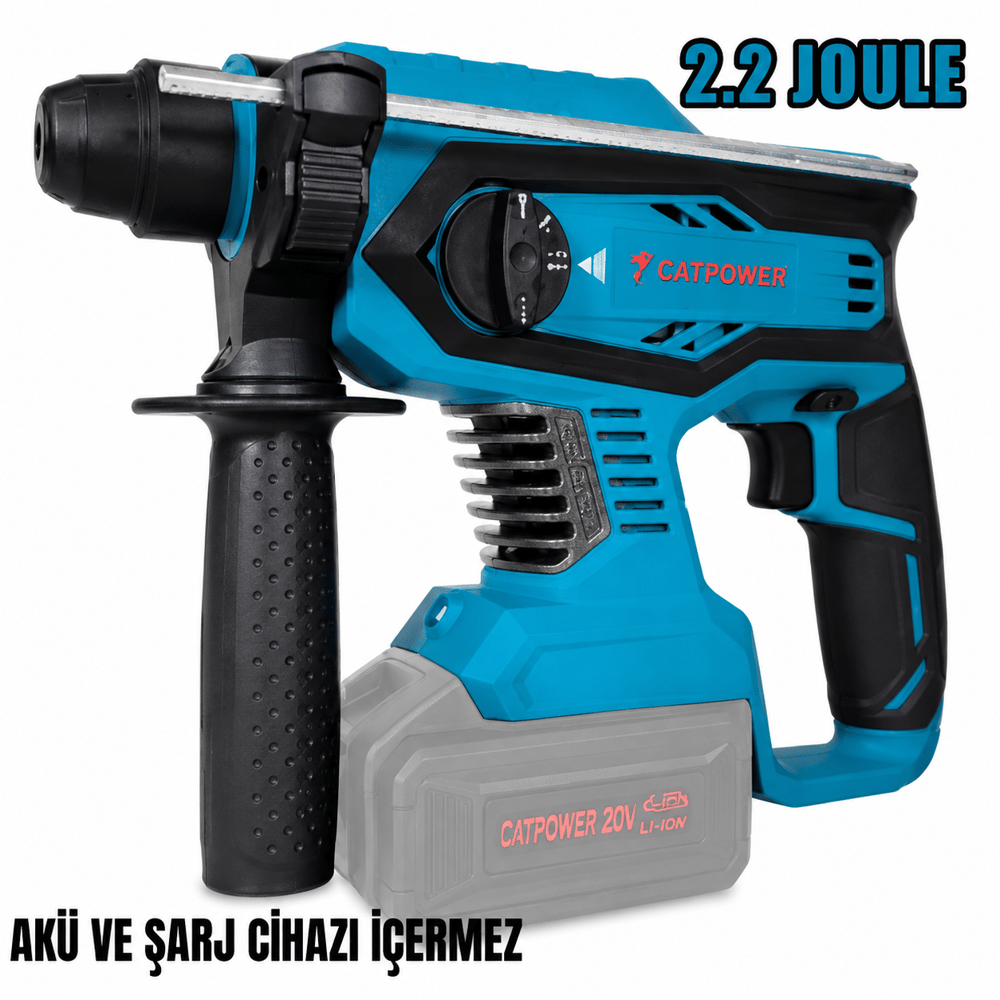 Catpower 4125 Kömürsüz Akülü Kırıcı Delici 20V Li-ion 2.0Ah / 4.0Ah