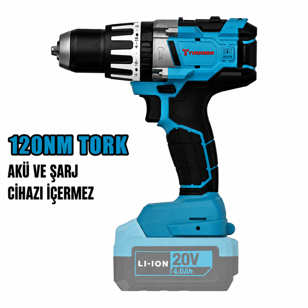 Catpower 4210 Kömürsüz Akülü Darbeli Vidalama 120Nm 13 mm 20V Li-ion