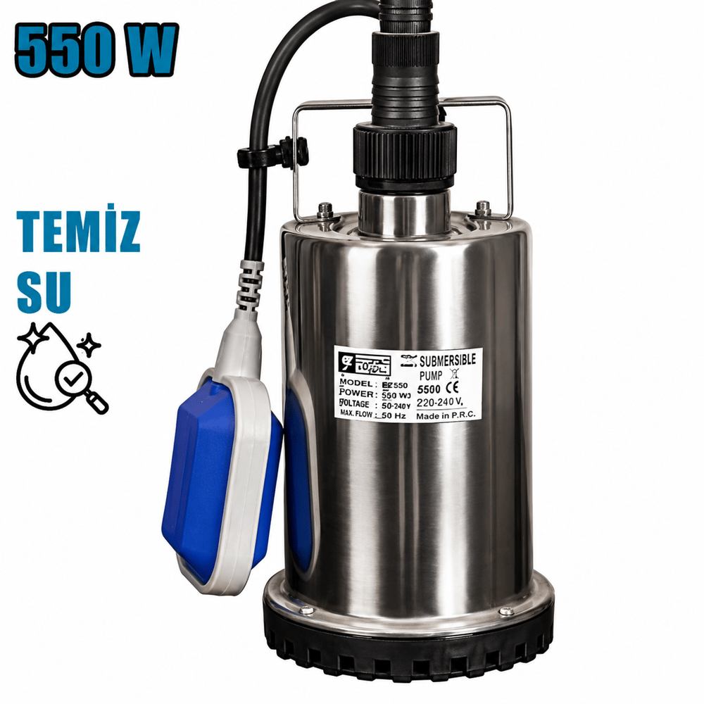 Catpower 670 Temiz Su Dalgıç Pompa 10 Ton 550W