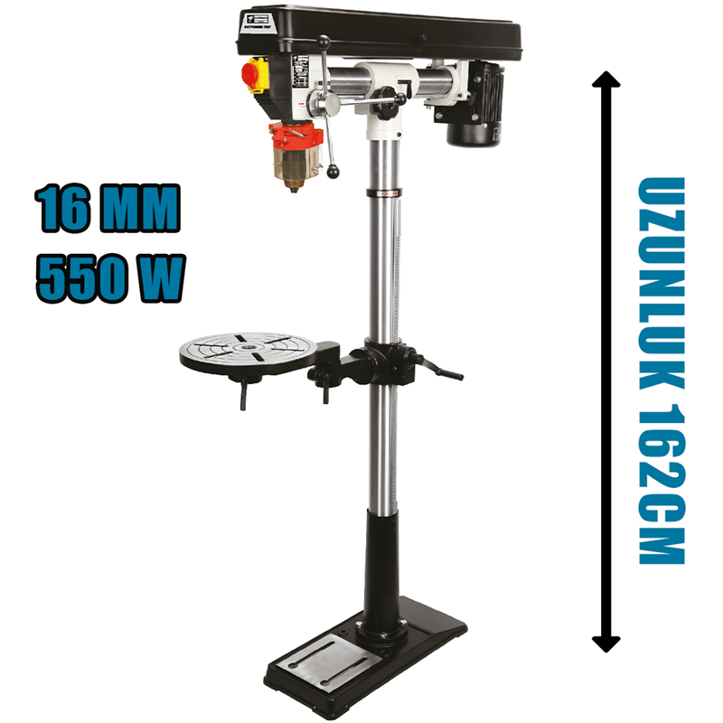 Catpower CAT7227 Radyalli Sütunlu Matkap  16 mm 550W