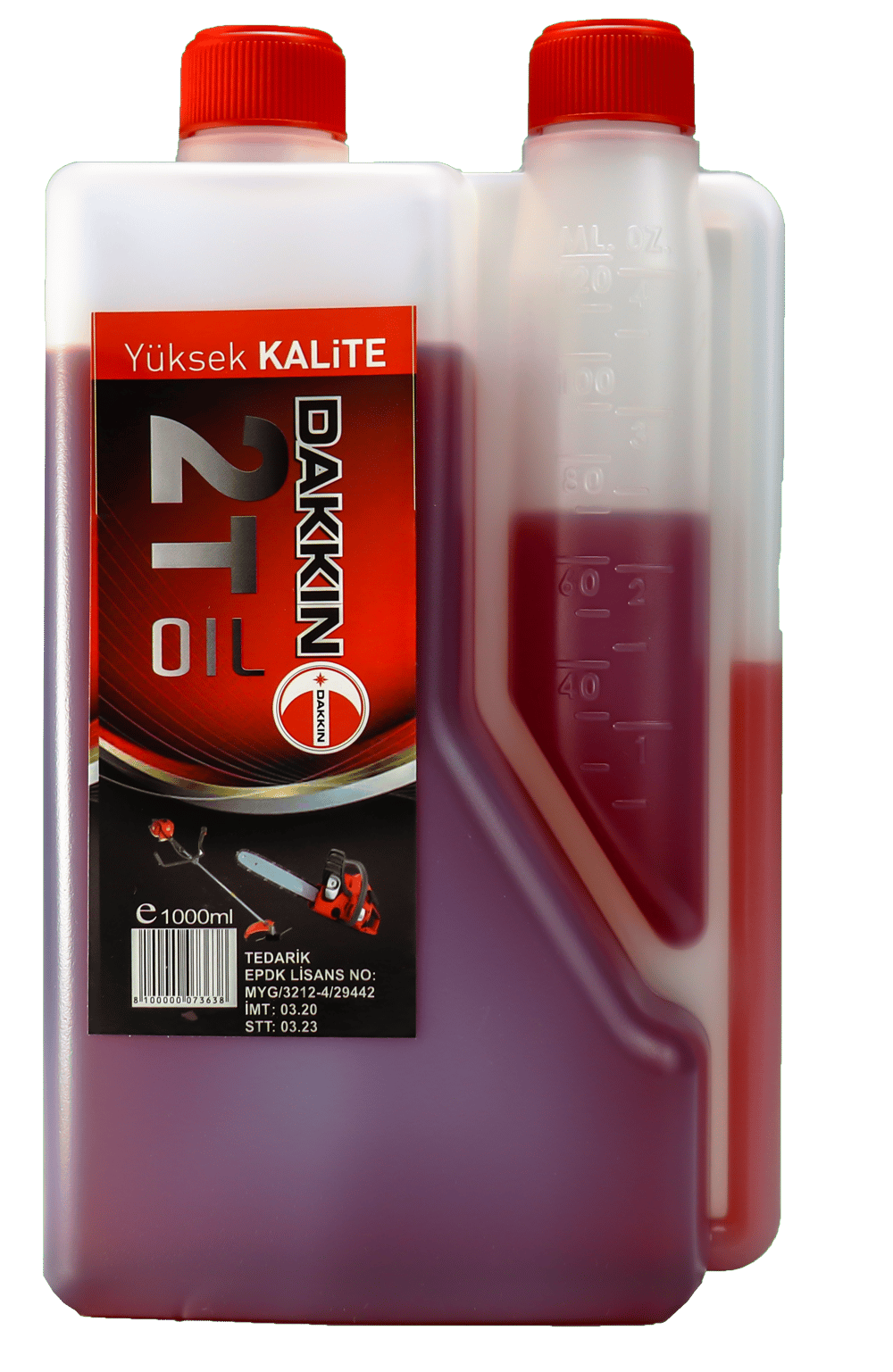 Dakkin 2T Motor Yağı 1 lt Ölçekli