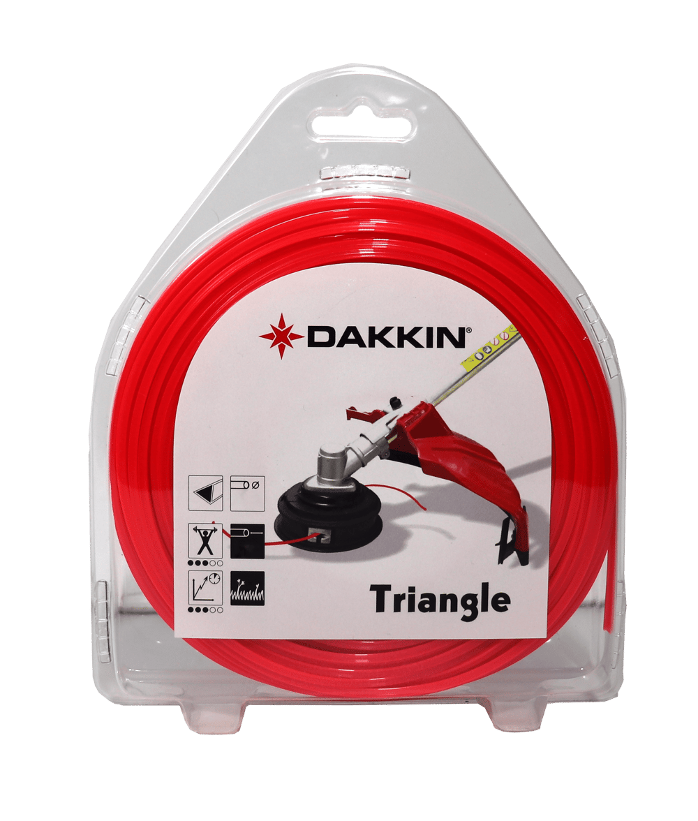 Dakkin Misina Kırmızı 3 Köşe 3.3mm 56m