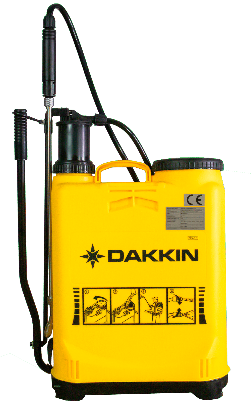 Dakkin NS16 İlaçlama Pompası 16 Lt Kollu