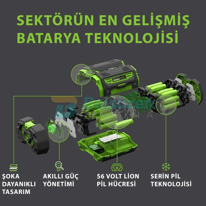 Ego Power BA2800T Lityum Batarya  5.0 Ah 280WH 2P