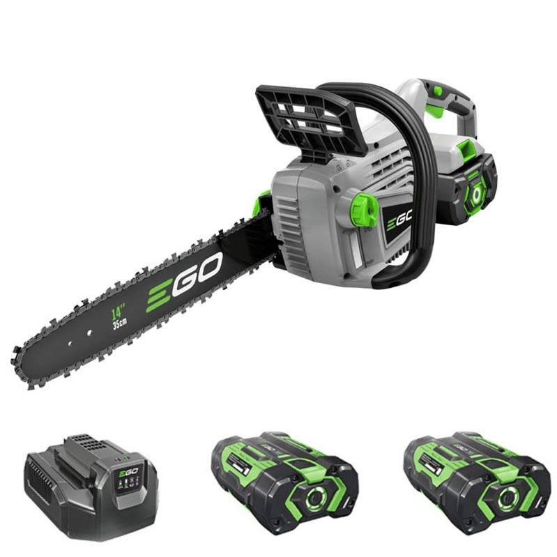 Ego Power CS1401E 35 Cm Akülü Zincirli Testere 56V 2,5 Ah Batarya x 2Ad. + Hızlı Şarj Aleti Dahil
