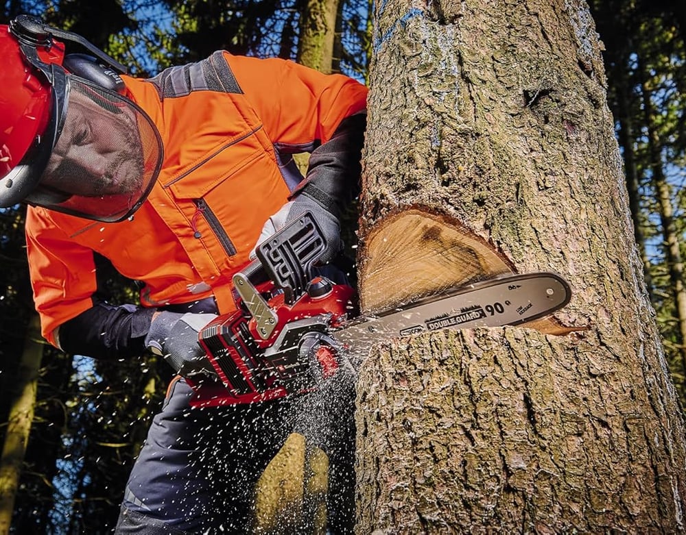 Einhell GE-LC 36/35 Akülü Testere 18V 2 x 2.5 Ah + Hızlı Şarj Aleti