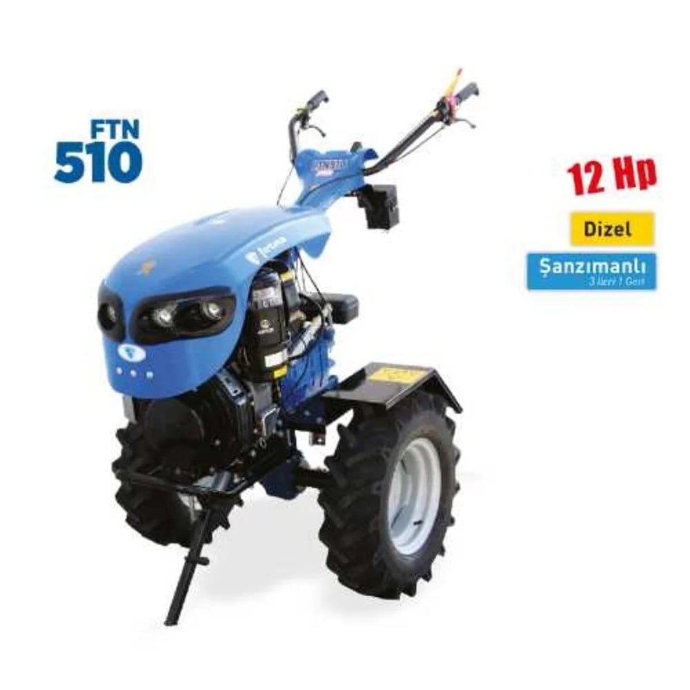 Fırtına FTN 510 Antor 12HP 3 İleri 1 Geri Dizel Çapa Makinesi