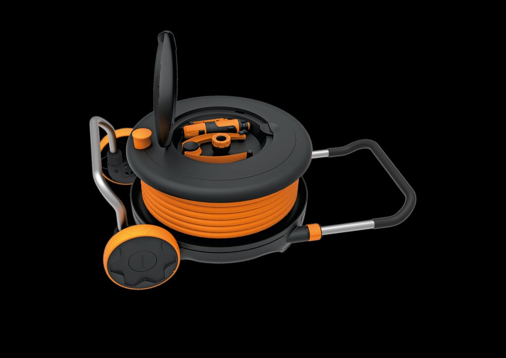 Fiskars Hortum Arabası Seti L 1/2'' (13mm) 30m